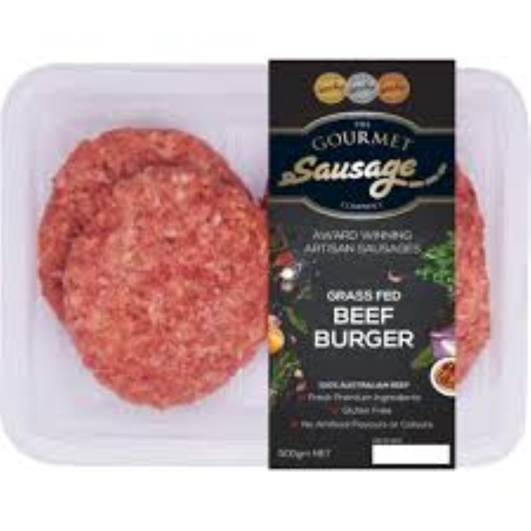 QMP BEEF BURGERS 500G